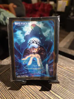 Devil Fruit Vol. 3 Trafalgar Law SEALED 10ct Sleeves – One Piece TCG - Image 1