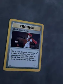 The Rockets Trap Trainer Holo Card 19/132 Gym Heroes Set LP-MP - Image 2
