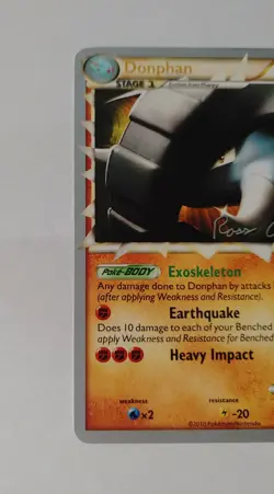 Donphan 107/123 Ultra Rare World Championship 2011 Pokemon Card - Image 3