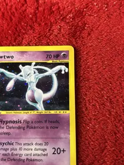 Mewtwo 020/165 Expedition Base Set Holo E Reader Pokemon Card Played - Image 2