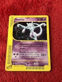 Mewtwo 020/165 Expedition Base Set Holo E Reader Pokemon Card Played - Image 5