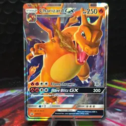 Pokemon TCG Charizard GX SM211 Promo Cards Holo 250 HP Stage 2 Dragon English - Image 1