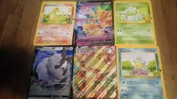 Jumbo Pokemon Card Lot with Binder, 70 Cards, Pikachu, Charizard - Image 1