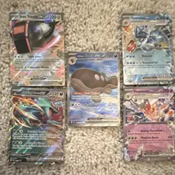 Pokemon EX Holo Card Lot Iron Treads Clodsire Gyarados Roaring Moon Vespiquen - Image 1