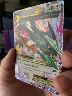 M Rayquaza EX Celebrations Classic Collection Holo Ultra Card 76/108 - Image 4