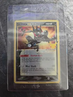 Greninja Gold Star Celebrations Promo SWSH144 2021 Pokemon TCG Sealed Card - Image 1