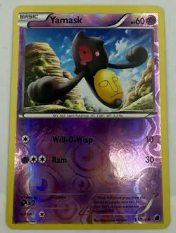 Yamask 55/116 Plasma Freeze Reverse Holo Pokemon Card Near Mint - Image 1