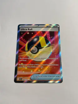Ultra Ball 264/217 Ascending Heroes Full Art Holo Trainer-Item Pokemon TCG Card - Image 1