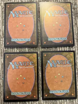 MTG Magic The Gathering 4 Card Lot Goblin Warchief Foil Chieftain Reverberate - Image 3