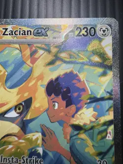 Pokemon TCG Hop's Zacian EX Card 186/159 Journey Together Sir - Image 4
