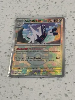 Pokemon Archaludon Master Ball 70/131 Card Prismatic Evolutions PRE Mint Rare - Image 1
