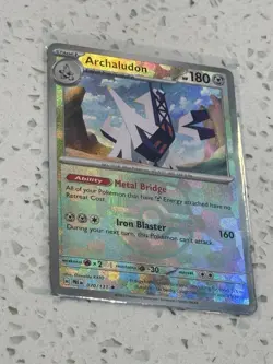 Pokemon Archaludon Master Ball 70/131 Card Prismatic Evolutions PRE Mint Rare - Image 4