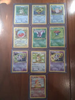 pokemon cards jungle set holos And Rare Card Lot Of 10 One 1st Edition - Image 1