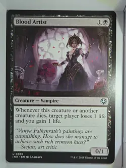 Blood Artist - U97 - MTG - Innistrad Remastered (INR) - Image 1