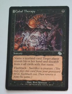 Cabal Therapy HP MTG Magic the Gathering Judgment - Image 1