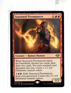 MTG SkeenAB Seasoned Pyromancer from Modern Horizons. NM. - Image 1