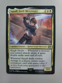 MTG Squall, SeeD Mercenary Final Fantasy Regular Rare - Image 1