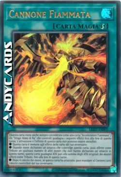 CANNONE FIAMMATA (Blaze Cannon) • Ultra R • LED7 IT005 • Unl • Yugioh ANDYCARDS - Image 1