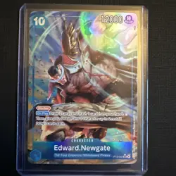 Edward Newgate Alt Art OP13-042 Carrying On His Will One Piece TCG English NM - Image 1
