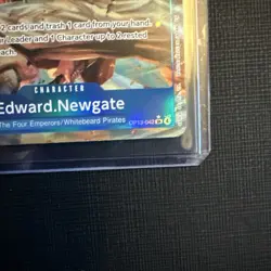 Edward Newgate Alt Art OP13-042 Carrying On His Will One Piece TCG English NM - Image 4