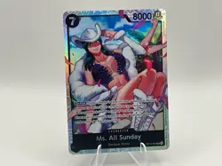 One Piece Ms. All Sunday SR - The Azure Sea's Seven OP14-084 NM Super Rare - Image 1