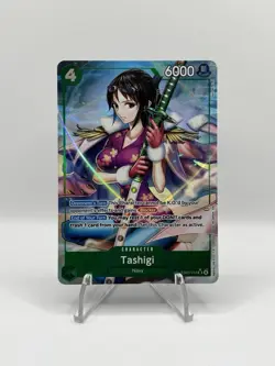 One Piece CCG Tashigi EB03-018 Alt Art SR - English - PACK FRESH NM+ - Image 1