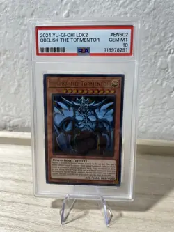 2024 YU-GI-OH! LDK2 Obelisk The Tormentor #ENS02 PSA 10 - Image 1