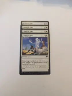 (4) Flicker of Fate *PLAYSET* Theros Beyond Death Regular NM MTG - Image 1