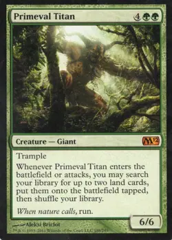 Primeval Titan MTG M12 188 LP - Image 1