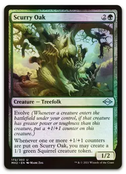 Scurry Oak #172 (Foil) (NM) Modern Horizons 2 MH2 Magic MTG - Image 1