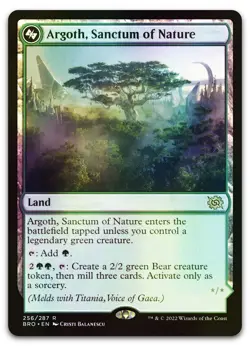 Argoth, Sanctum of Nature #256 (Foil) (NM) Brothers' War BRO Magic MTG - Image 1