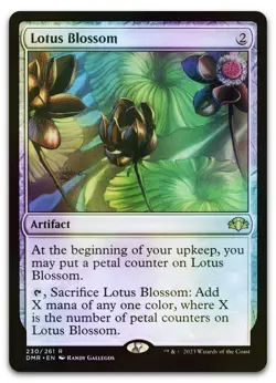 Lotus Blossom #230 (Foil) (NM) Dominaria Remastered DMR Magic MTG - Image 1