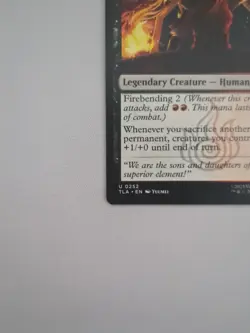 MTG Avatar TLA U 0252 Zhao, Ruthless Admiral - Image 4