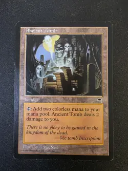 Magic: The Gathering Ancient Tomb Tempest Land Uncommon Regular 1997 English Co… - Image 1