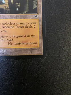 Magic: The Gathering Ancient Tomb Tempest Land Uncommon Regular 1997 English Co… - Image 5