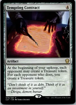 Tempting Contract R Commander 2021 78 NM Normal - Image 1