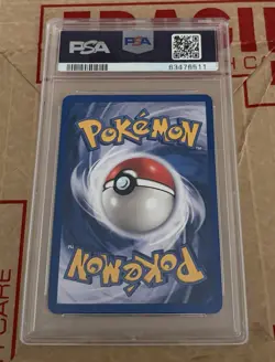 Pokemon TCG 2000 Team Rocket Dark Alakazam Holo PSA 8 1/82 Unlimited - Image 2