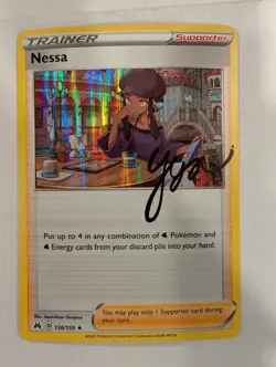 Nessa 136/159 Crown Zenith - Pokemon Holo Foil Nice! - Image 1
