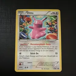 Pokemon TCG Ditto XY40 Holo Promo Pikachu Transformation Rare Black Star Promo - Image 1