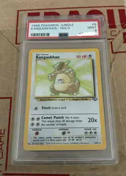 Pokemon Jungle Kangaskhan Holo Rare PSA 9 1999 5/64 Unlimited English - Image 1