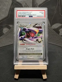 2009 POKEMON DIAMOND & PEARL BLACK STAR PROMO HOLO #DP46 GARCHOMP C LV.X PSA 7 - Image 1