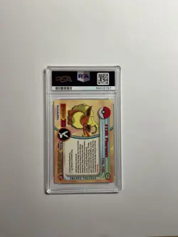 PSA 9 MINT Pokemon Flareon Spectra Topps Chrome #136 2000 - Image 2