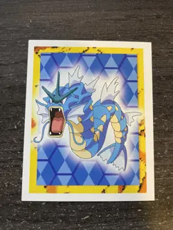 CARTE POKEMON STICKERS MERLIN TOPPS 1999 LEVIATOR GYARADOS NEUF - Image 1