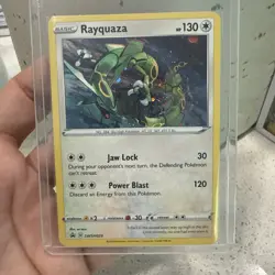 Rayquaza SWSH029 Cosmos Holo Pokemon Crown Zenith Sea And Sky Promo - Image 1