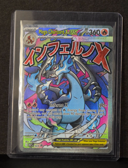 Pokemon Phantasmal Flames Mega Charizard X EX Full Art Black Star UPC Promo #023 - Image 3