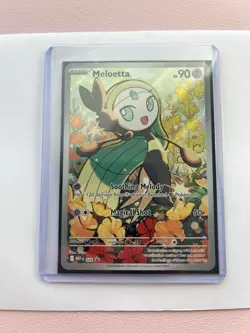 Pokemon Meloetta Me: Mega Evolution Promo 026 Illustration Rare Full Art Holo 9… - Image 1