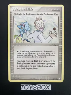 Carte Pokemon Professor Elm 89/115 / Bloc EX Forces Cachees / MINT PORTUGUESE - Image 2