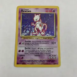1999 Pokemon Mewtwo Base Set 10/102 Holo - Image 1