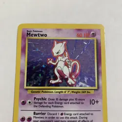 1999 Pokemon Mewtwo Base Set 10/102 Holo - Image 2