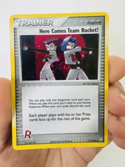 EX Team Rocket Returns 111/109 Pokemon Here Comes Team Rocket! Secret Rare NM! - Image 1